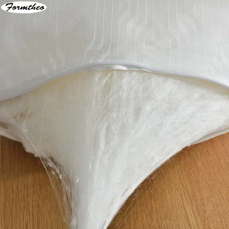 FORMTHEO 48*74cm Natural Mulberry Silk Filling Luxury Bed Pillows For Sleeping