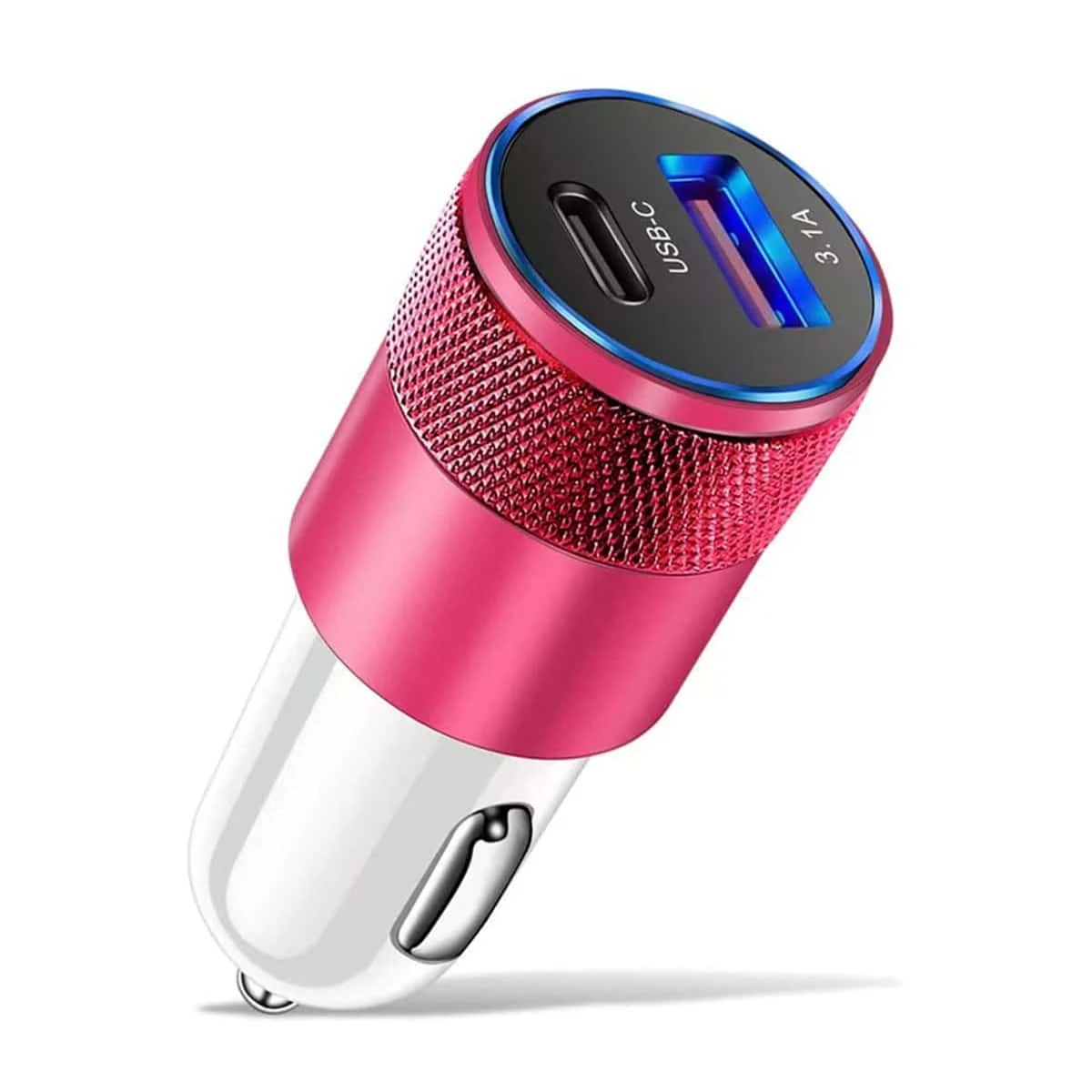 

1pcs Car Charger, White pink black