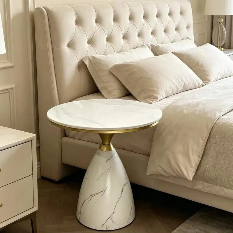 Lobby Leisure Furniture Cone Base Modern Sintering Stone Side Table