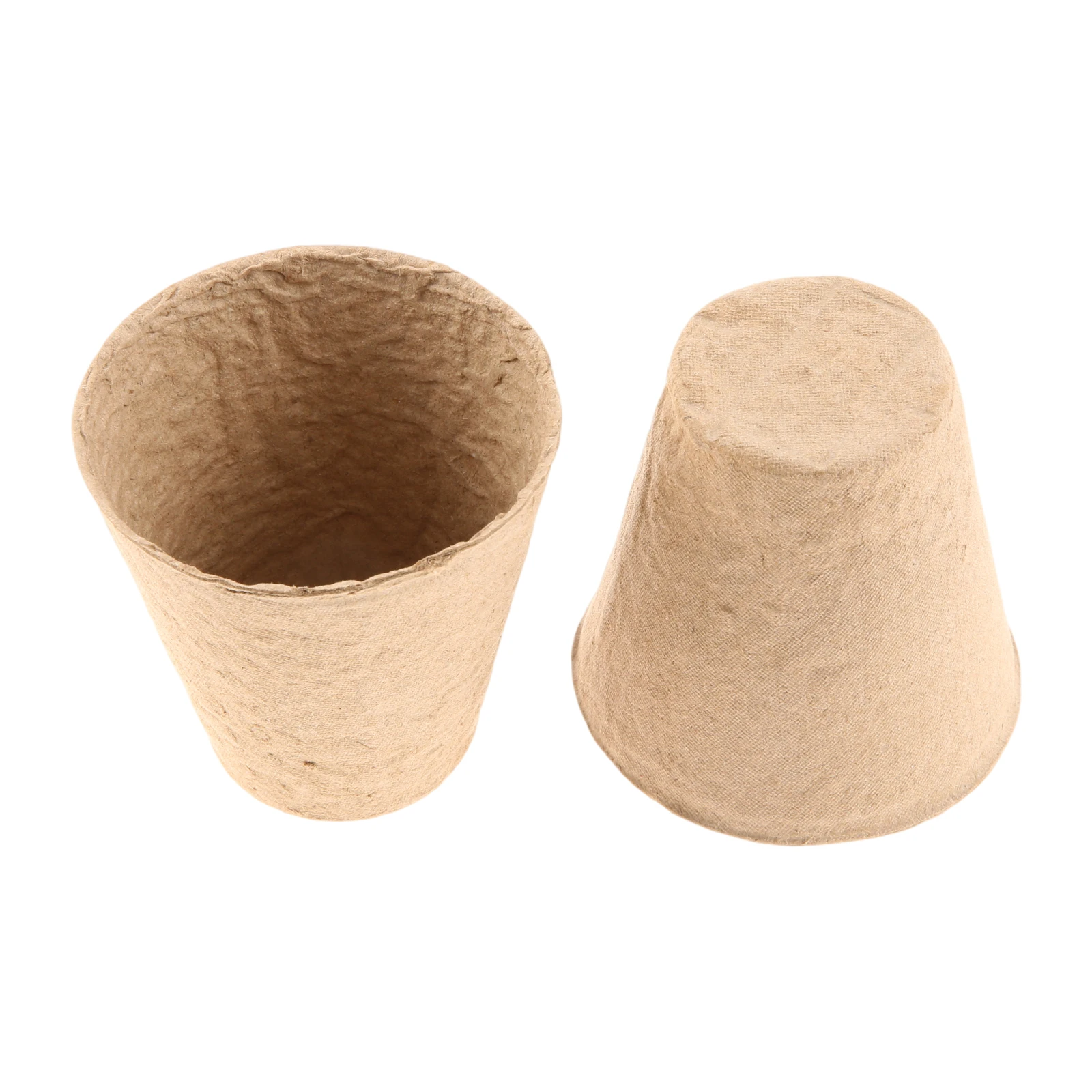 45Pcs Seed Nursery Cup Growing Pot Tray Planter Paper Grow Plant Starter Flower Herb Biodegradable Eco-Friendly Garden Tools 8cm