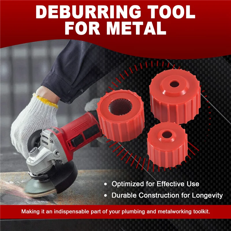 منظف أنابيب النحاس ABGR 1/2 بوصة 3/4 بوصة 1 بوصة، منظف الأنابيب النحاسية للحفر، فرشاة تنظيف أنبوب عرافة 1/4 بوصة