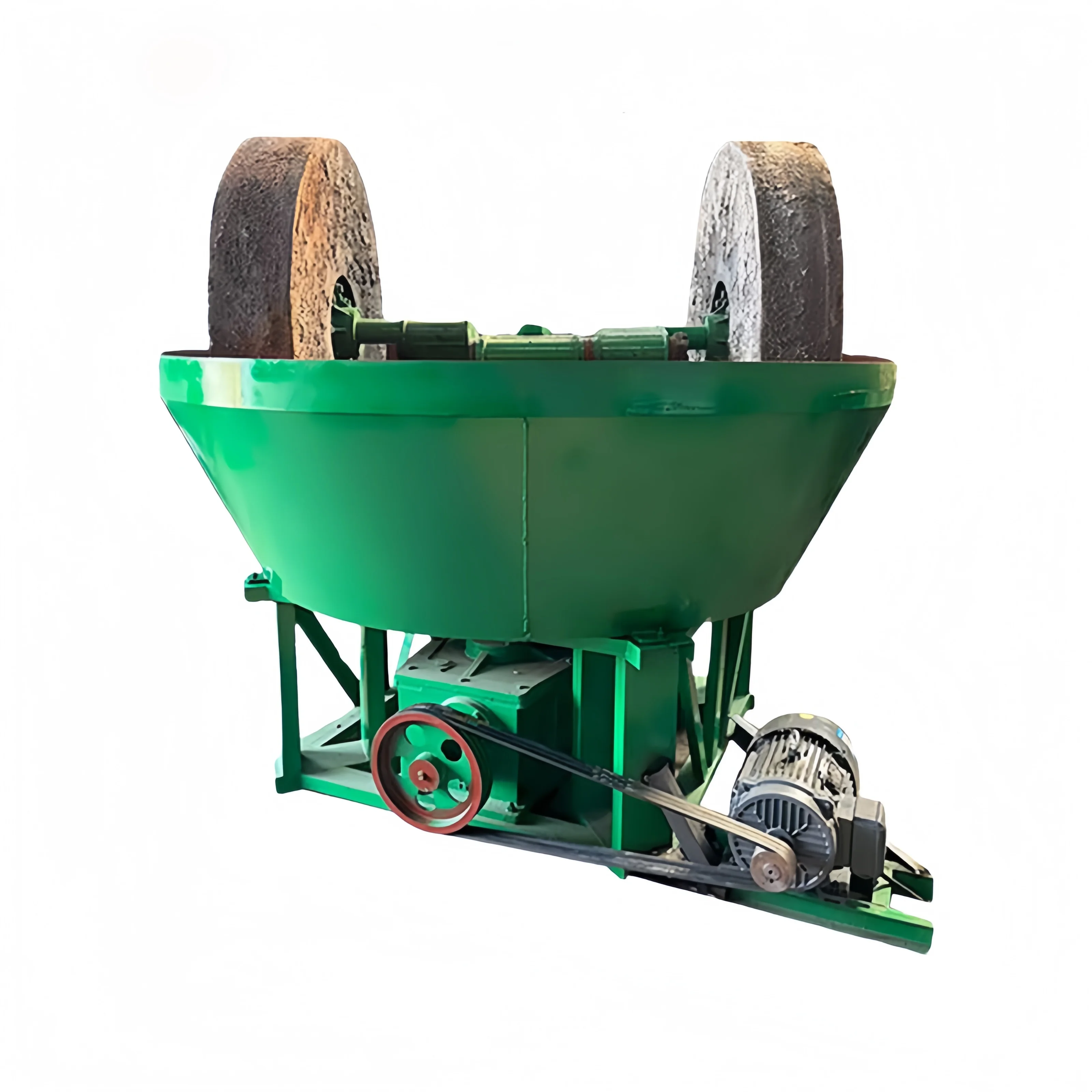 Double Wheel 850/900/1000/1200 Gold Grinding Machine, Gold Selection Machine, Specialized For Mineral Processing In Africa