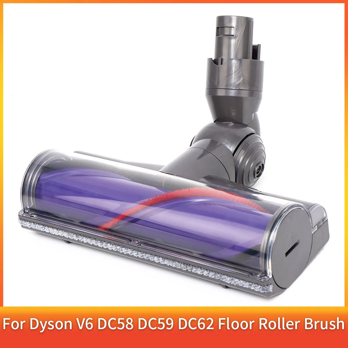 Tête d'aspirateur électrique Direct Dirve pour Dyson V6 DC58 DC59 DC62, brosse à rouleau pour plancher en bois dur