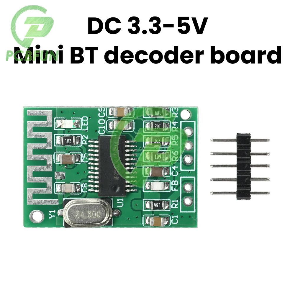 

Bluetooth 5.4 Audio Decoding Board 2.0 Dual Channel Receiver Module Stereo Sound Quality for DIY Audio Systems