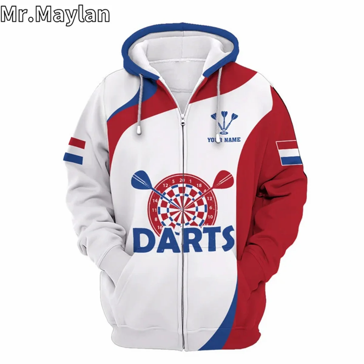 Netherlands Darts 3D Personalized Apparel Jacket Men/Women Hoodie Unisex Casual Streetwear Sweatshirt Pullover Sudadera Hombre