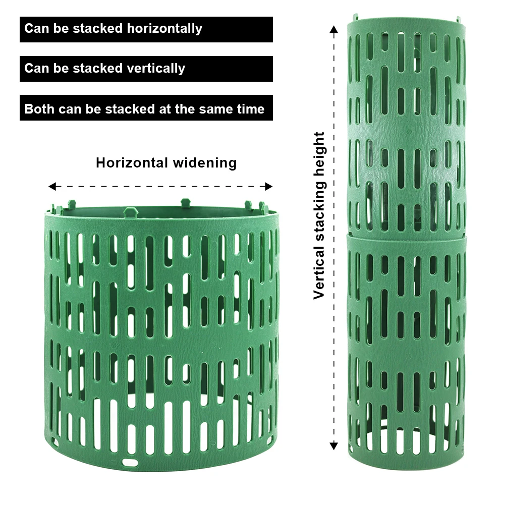 6Pcs Tree Trunk Protector Plant Protection Fence with Twist Ties Plant Guard Protectors Adjustable for Protecting Trees