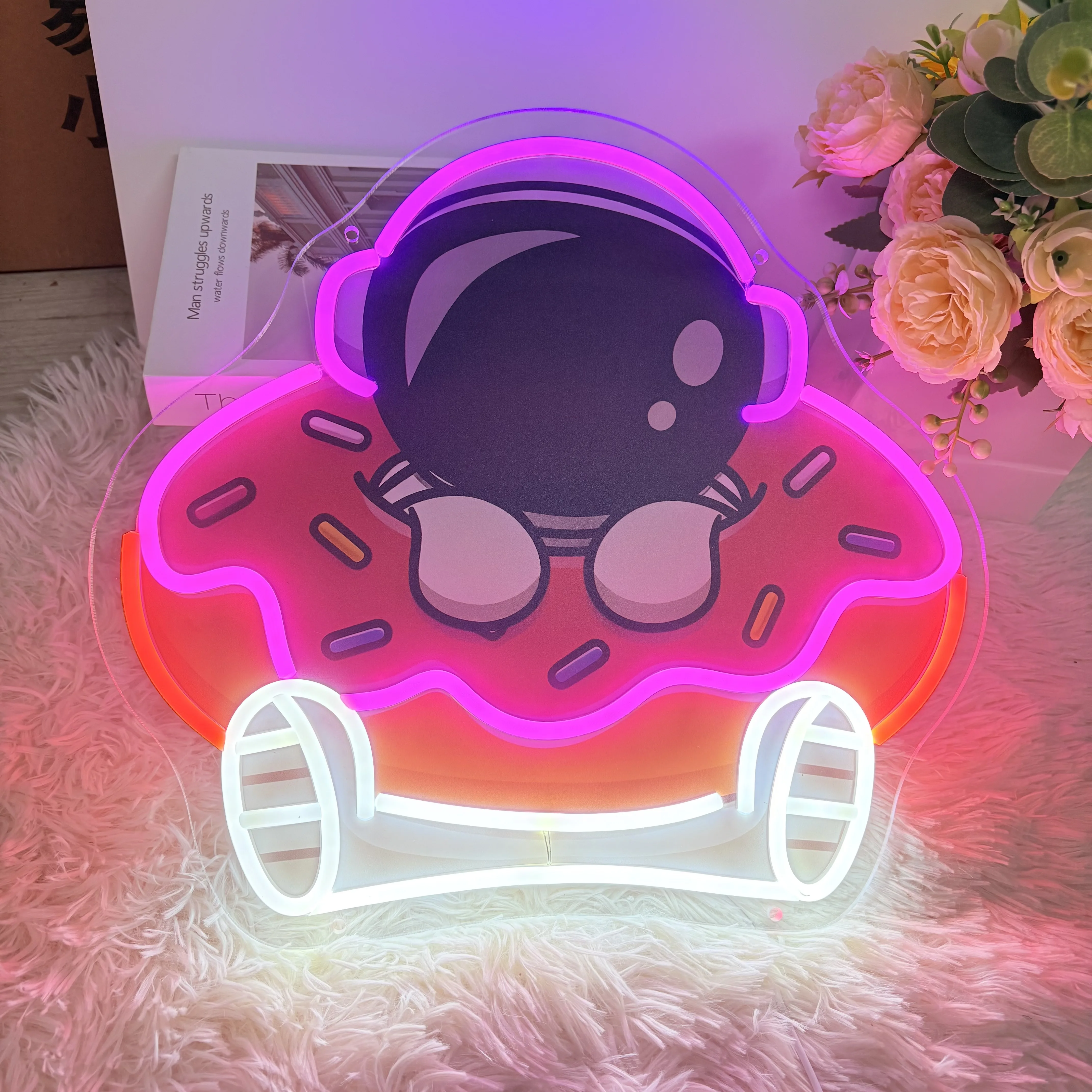

Astronaut Donut Astronaut Neon Sign , Donut Astronaut Sign Decor, Kitchen Wall Decor, Bakery Wall Art, Donut Lover's Gift