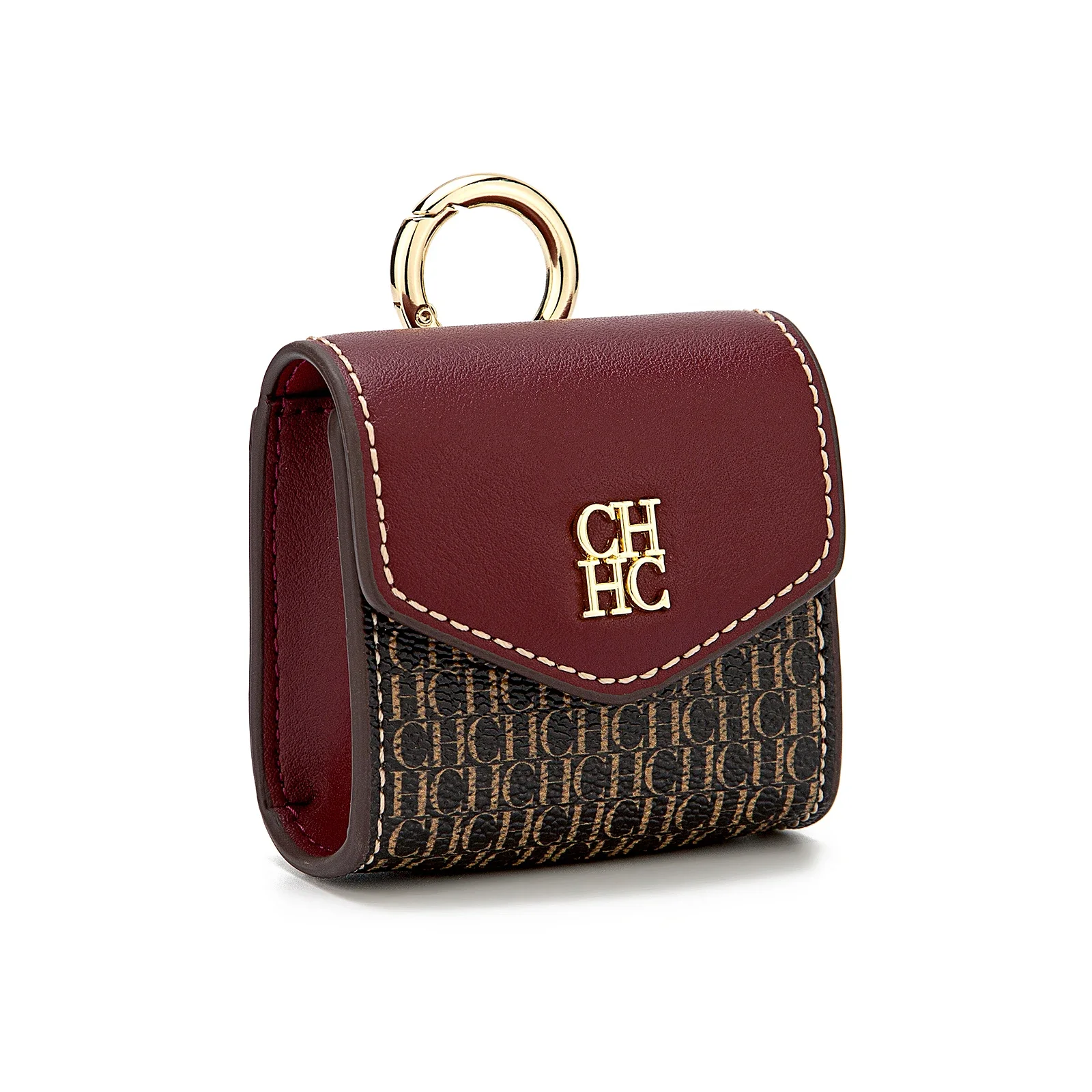 CH Accessories Headphone Bag Embossed Design Fashionable Versatile Exquisite 2025 Autumn Winter New Mini Bag Brand Bag