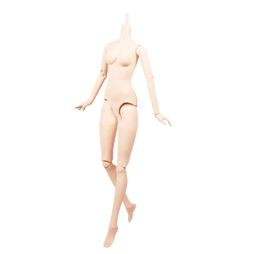 

1/3 BJD Flexible Nude Vinyl Girl Body DIY Replacements Parts Accessory