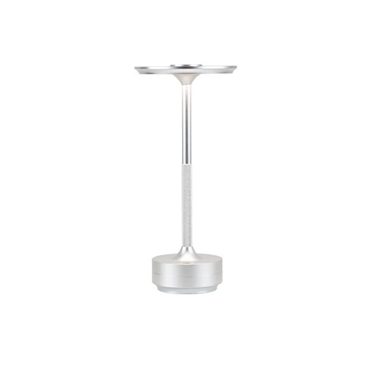 KFV Decoratieve LED-bureaulamp van aluminiumlegering, retro tafellamp met aanraakbediening voor dimmen, oplaadbaar, sfeerlicht voor koffieshop tafellamp led oplaadbaar oplaadbare tafellamp desk lamp