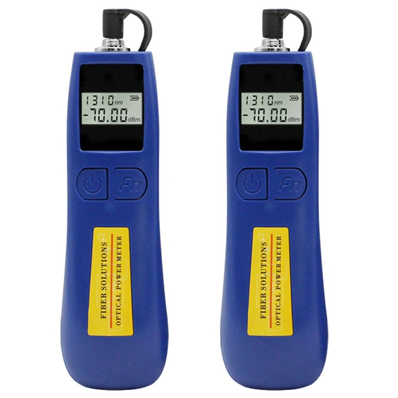 

2X 6 Wavelengths Mini Optical Power Meter Tester -50 To 26 Optical Fiber Tester Optical Work Rate Meter Handheld FTTH