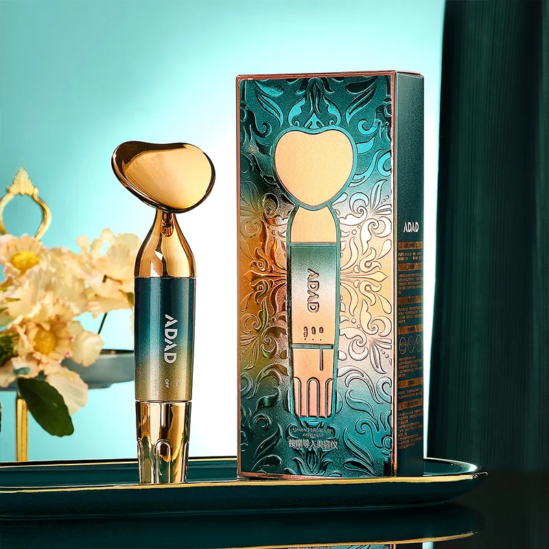 Elektrische Nano Ion Facial Massager – Huidverzorgingsapparaat voor anti-aging en serumabsorptie, draagbaar gezichtsmassager