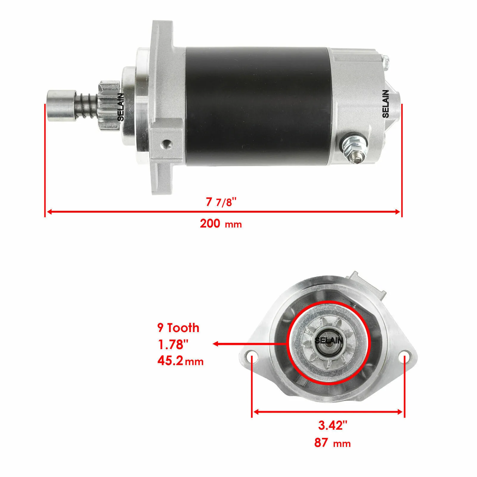 

Стартер 3C8760101 3C8760101M подходит для подвесного двигателя TOHATSU NISSAN от 9 до 70 л.с.