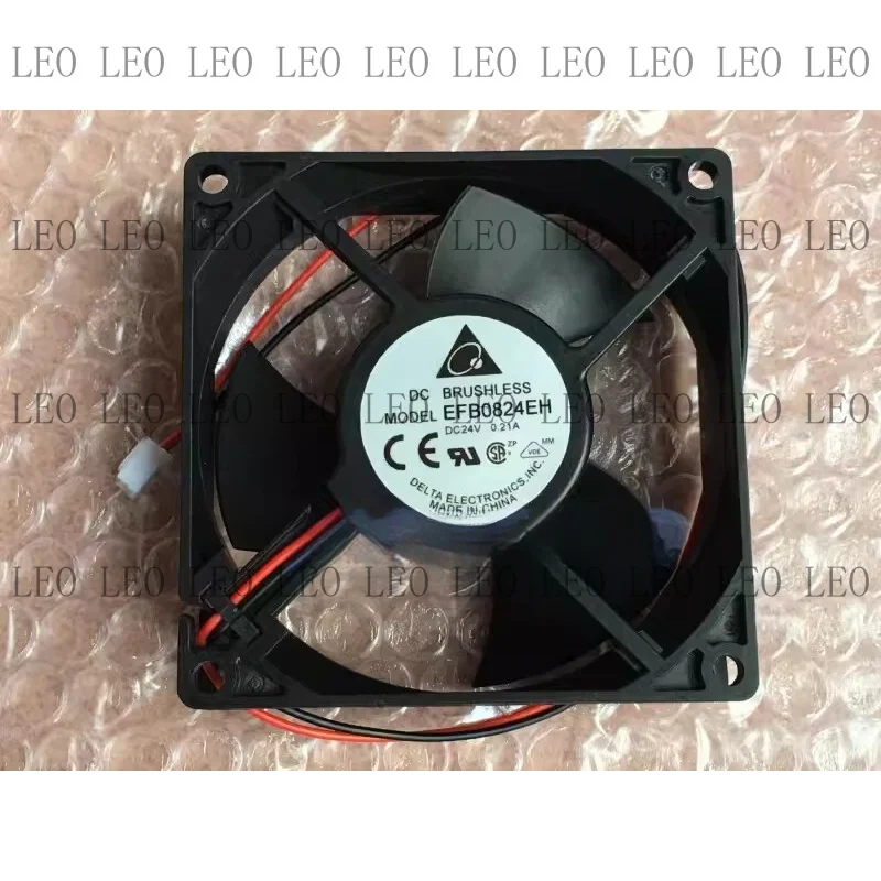 M For Delta EFB0824EH 8025 DC24V 0.21A 2-Wire Dual Ball Inverter Cooling Fan