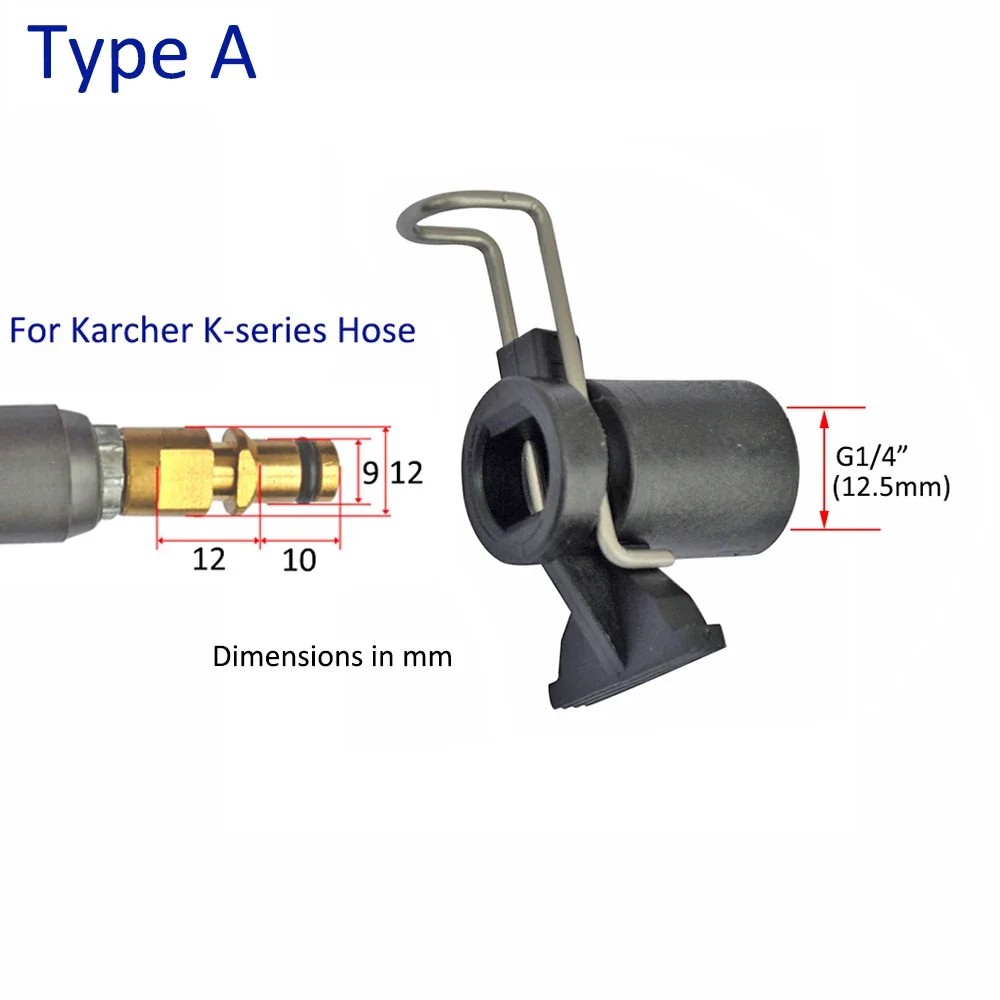 Pressure Washer Hose Connector Converter for Karcher Bosche AR Black Decker Patriot Dawoo Nilfisk STIHL Water Cleaning Hose