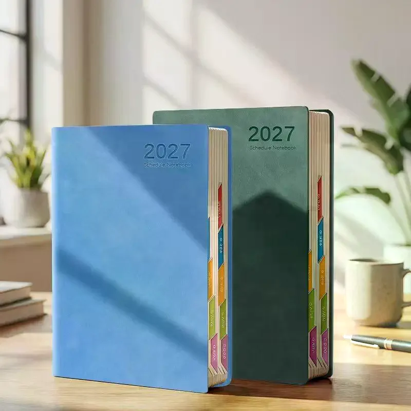 High Quality 2027 Planner Efficiency Agenda Book Monthly: Weekly Plan Pages Schedule Notebook School Office