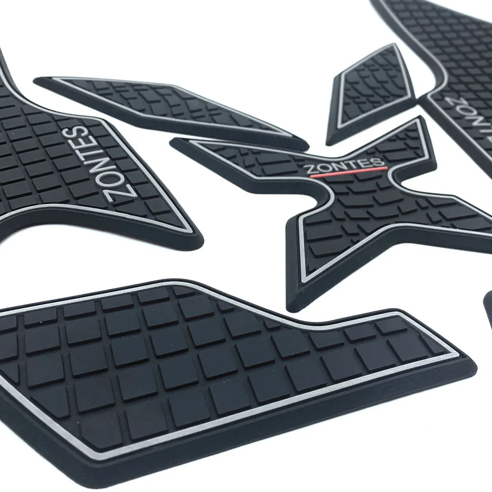 2022 Motorcycle Anti Slip Tankpad Side Gas Knee Grip Traction 3M Decals Tank Pad Stickers For Zontes G1-125 125 G2 125
