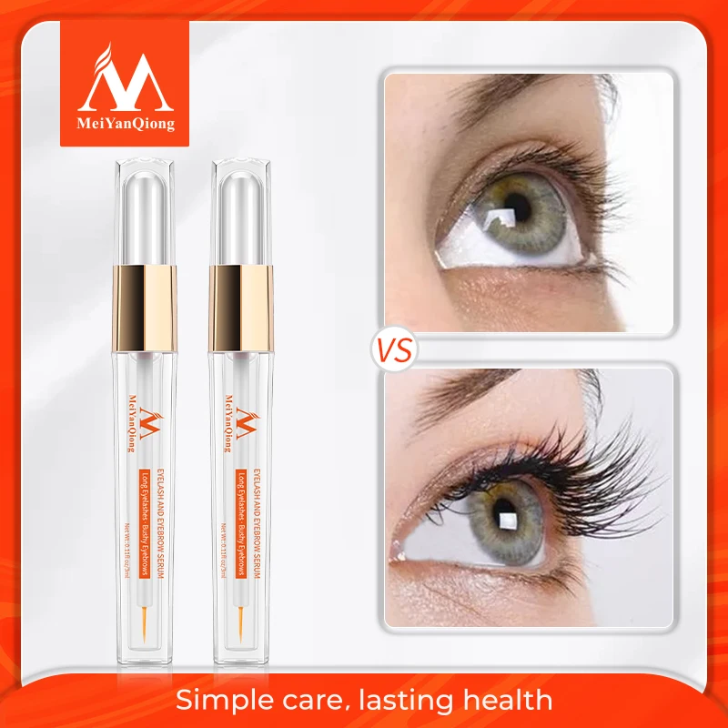 2PCS Eyelash Growth Liquid Deep Promote Hair Growth Repair Hair Follicles Nourish Eyelashes Eyebrows Mildly Without Irritation