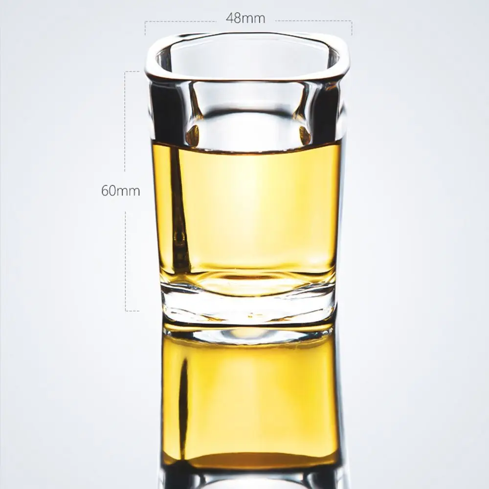 Shot Glass Set White Wine Glass Cup Holder Drinkware Set Spirit Glass Bar KTV Wine Glass