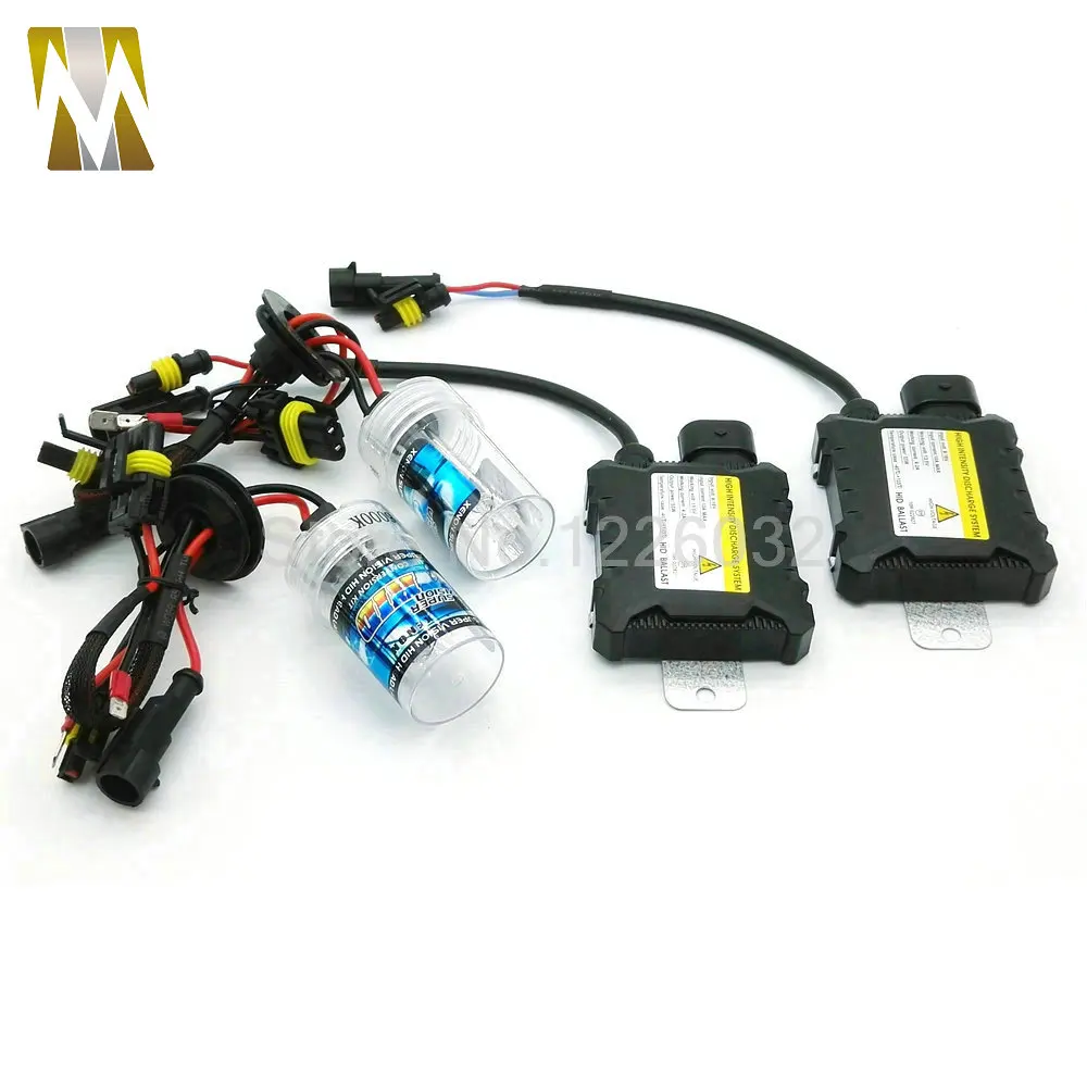 Xenon H1 Hid Kit 55W H7 H3 H4 xenon H7 H8 H10 H11 H27 HB3 HB4 H13 9005 9006 fonte de luz do carro xenônio