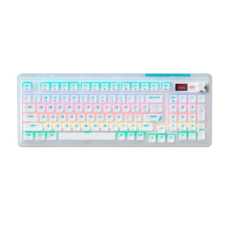 PIXIU98 Wireless Mechanical Keyboard Tri-mode Hot Swap LCD 8000Hz/4000Hz 8K PBT Support Win/Mac Esports Laptop Keyboards Present