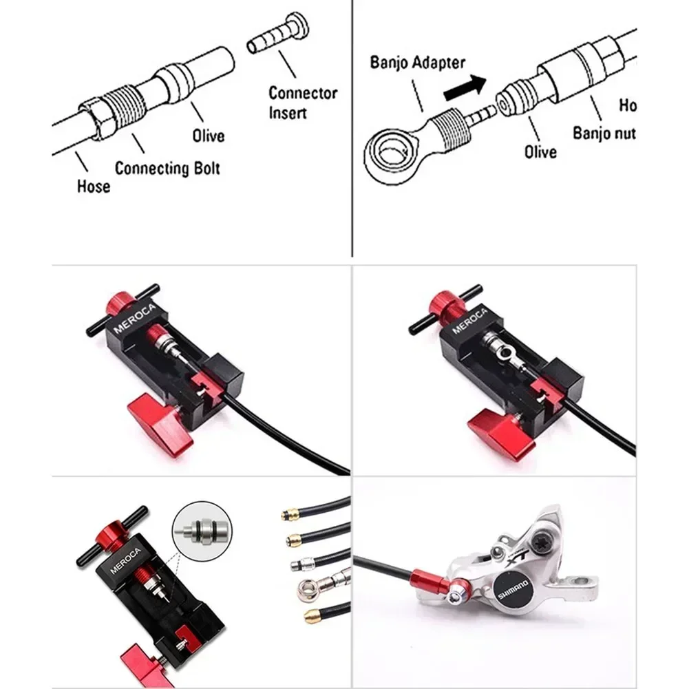 Nova prática útil ferramenta de conector de azeitona substituição 1 pçs 8g acessórios liga alumínio bh90 bicicleta para magura