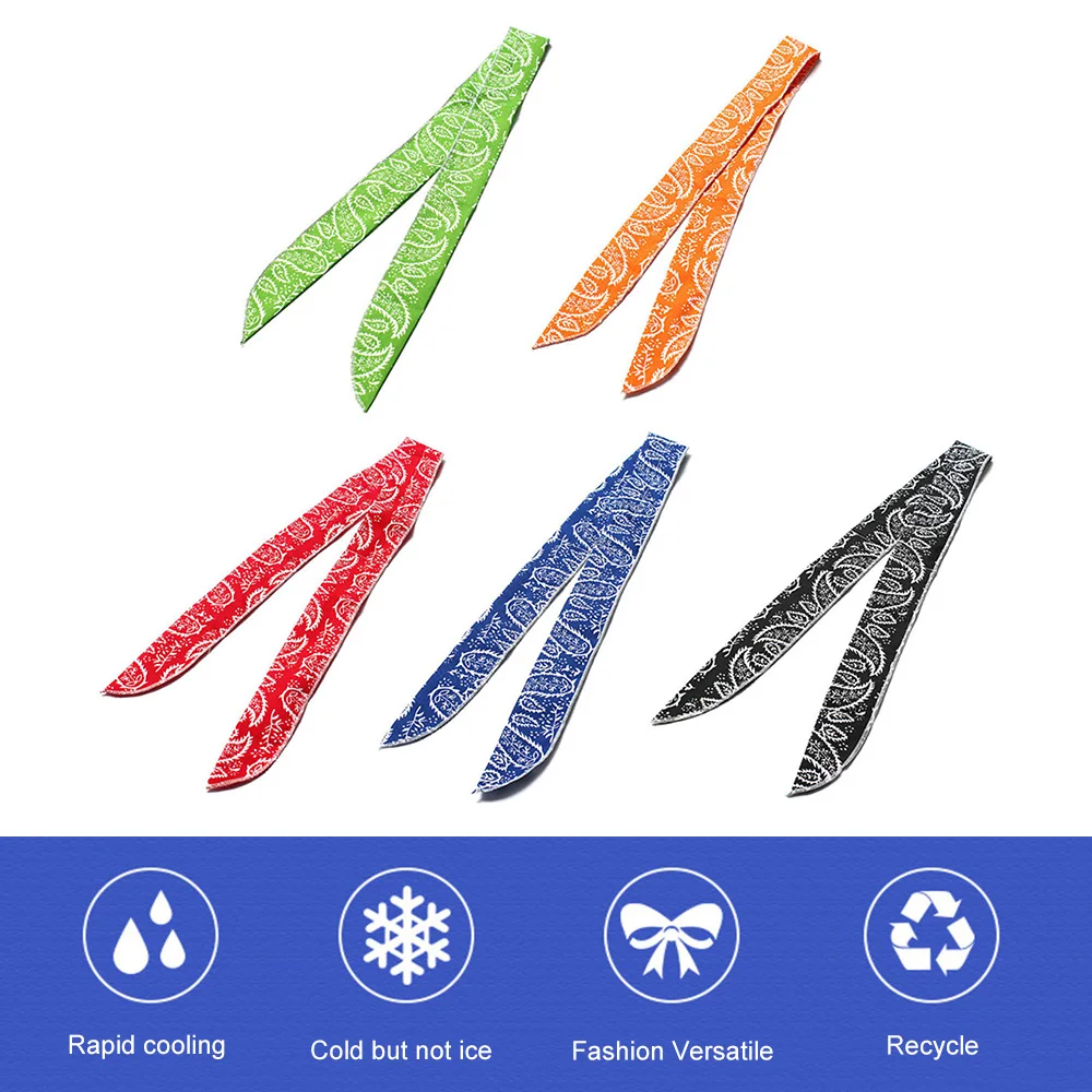 

Ice Cool Scarf Cashew Flowers Hip Hop Printed Bandana Wristband Men Women Outdoor Headbands Band Wrist Wraps Hair Scarves