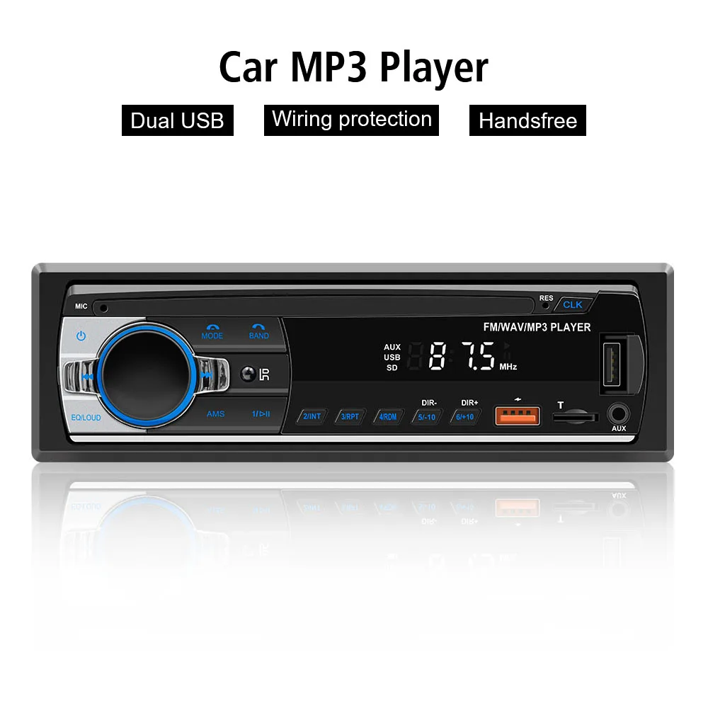 

Car Radio USB TF FM Receiver Car Accessories Digital BT Audio Music Stereo Remote Control Car MP3 Player