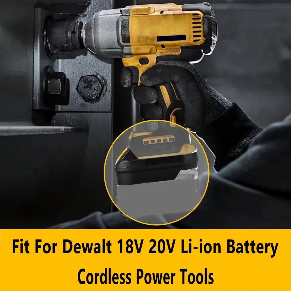 BS18DL อะแดปเตอร์แบตเตอรี่แปลงสําหรับ Bosch 18V แบตเตอรี่ลิเธียมสําหรับ Dewalt 18 V/20 V DCB184 DCB181 DCB182 DCB200