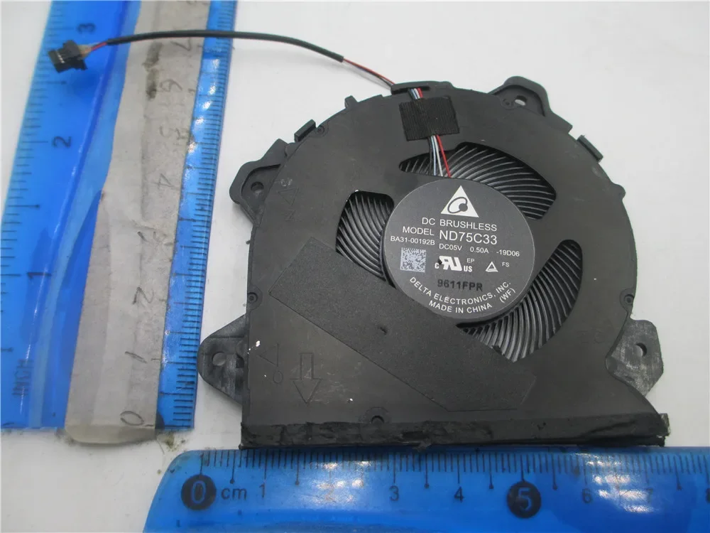 ND75C33 19D06 BA31-00192B  FBB7205-F0301 BA31-00192A BA31-00200A Fan FOR SAMSUNG NT950XCJ Galaxy Book ION 15