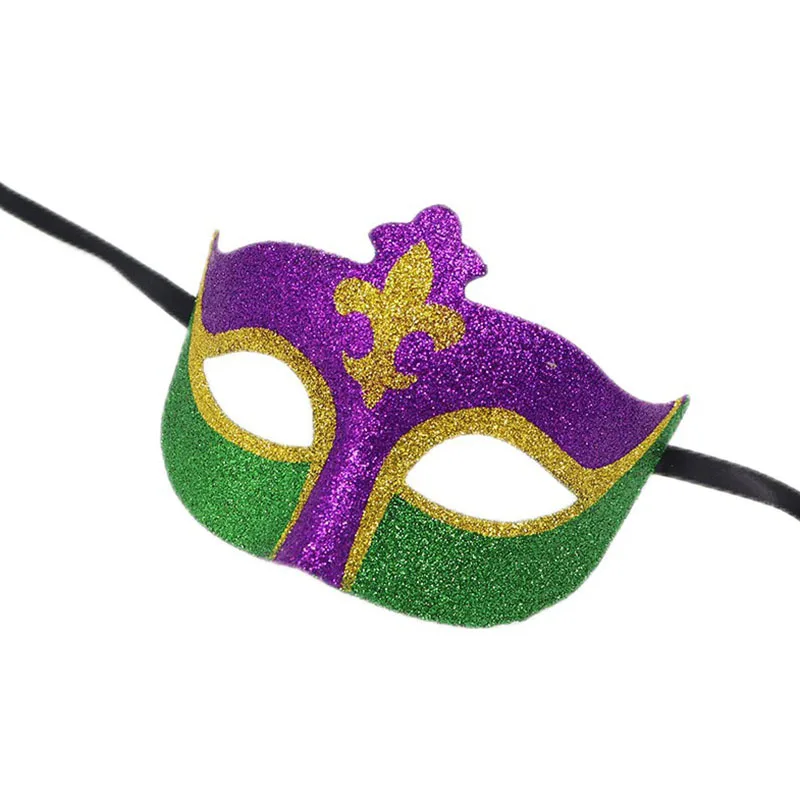 St. Patrick’s Day Theme Party Upper Half Face Masquerade Mask Cosplay Mask Banquet Wedding Makeup Props Accessories