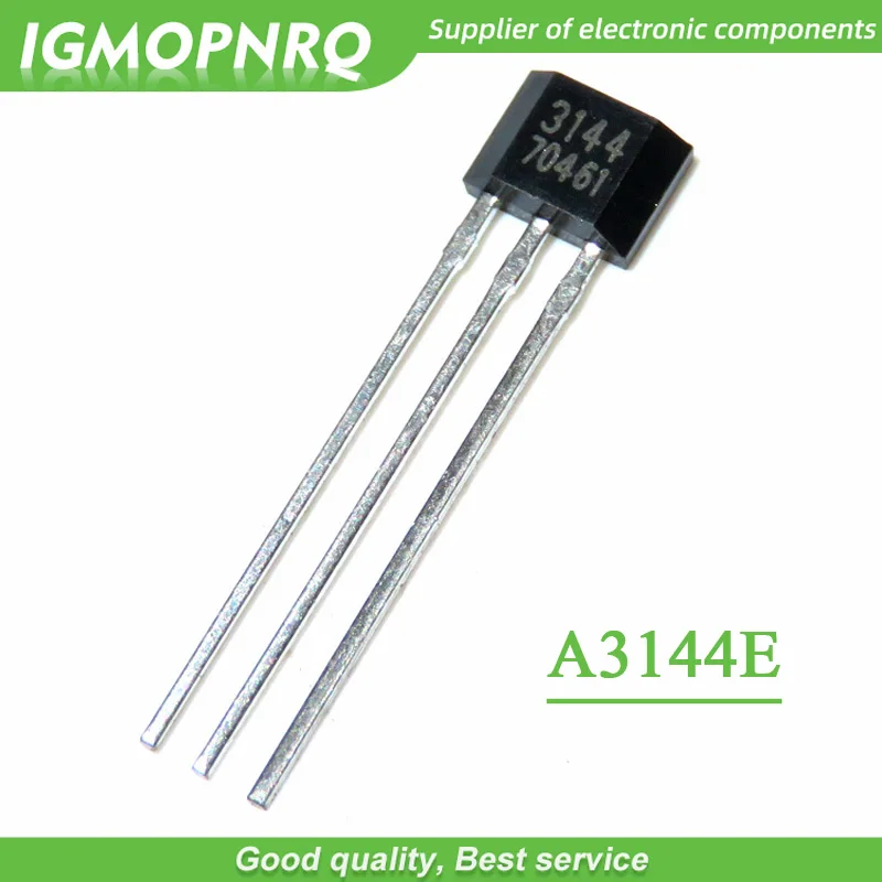 10pcs NEW A3144 A3144E OH3144E TO-92 Hall Effect Sensor New Original