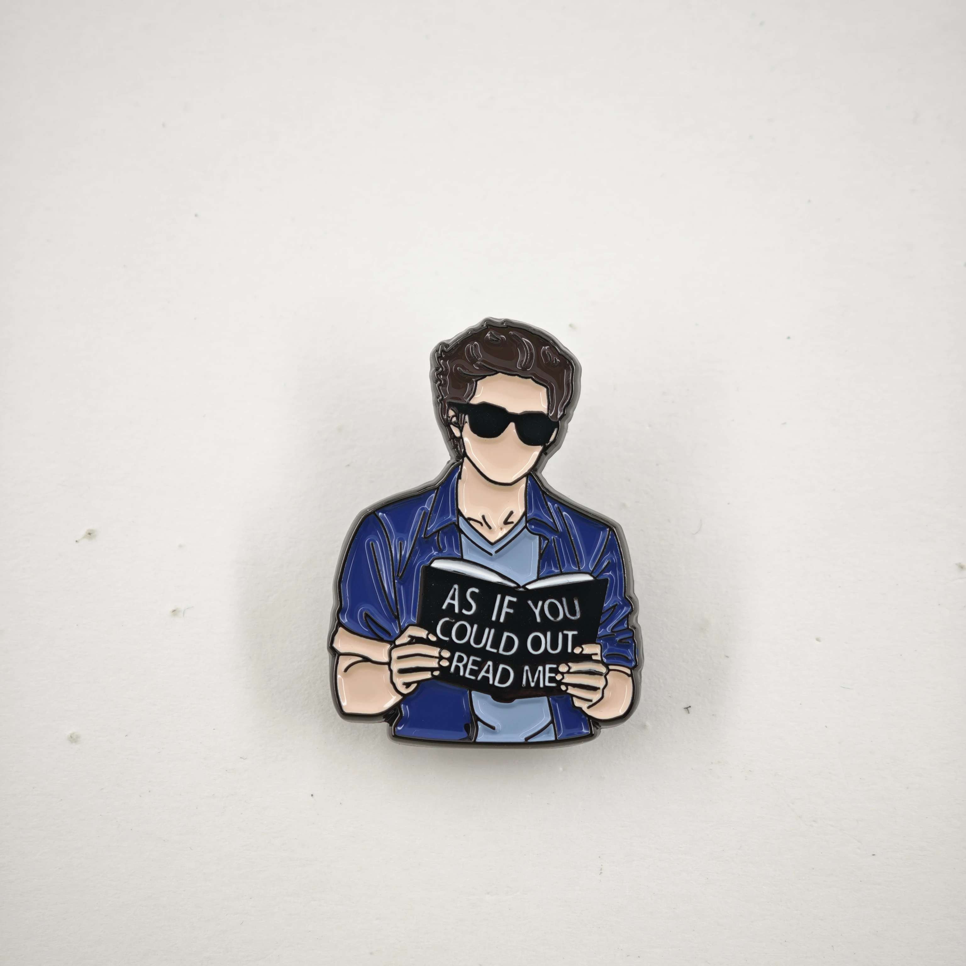 Edward Cullen Twilight Emaille-Pin „Als ob du mich überholen könntest“ Broschen, Buchliebhaber-Vampir-Anstecknadeln, lustiger Bücherwurm-Schmuck, Geschenk – Detail 10