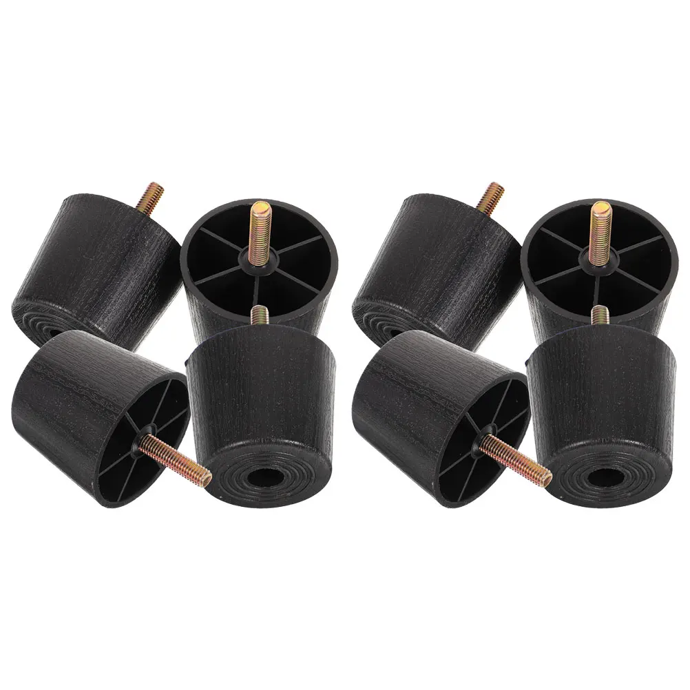 

Furniture Risers 50mm M8 Thread Plastic Sofa Cabinet Feet Wear Resistant Noise Reducing Leveling Feet for Couch Beds Tables