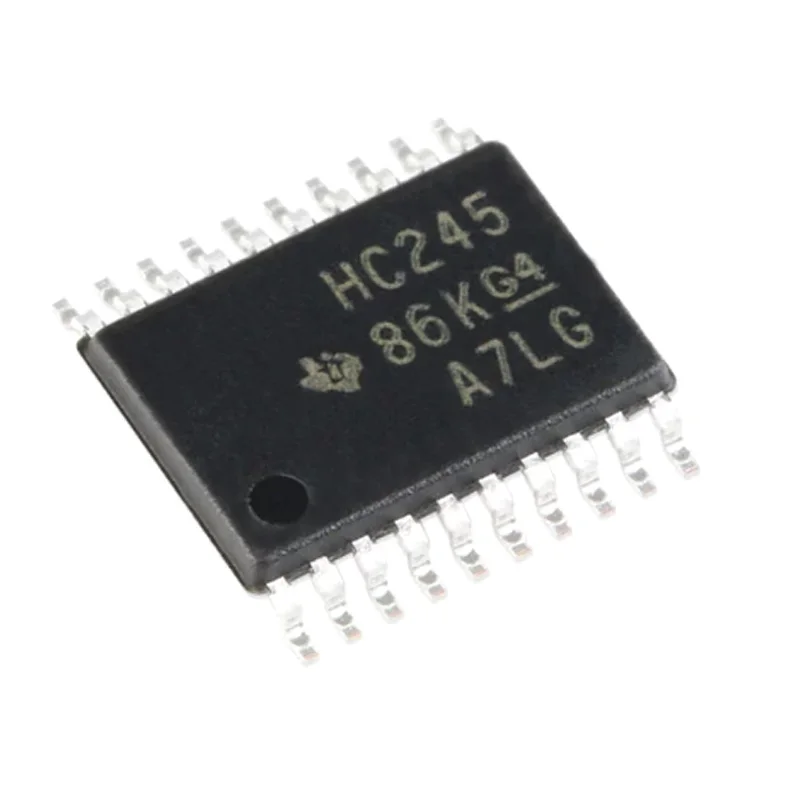 

100Pcs New Original Sn74Hc245Pwr Tssop-20 Three-State Output Eight-Way Bus Transceiver Chip Hc245