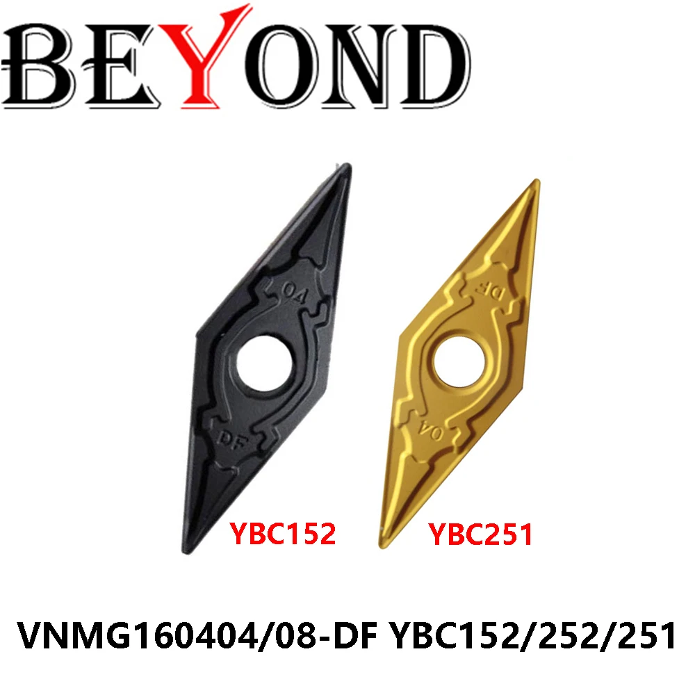 

Original Tools VNMG160404-DF VNMG160408-DF YBC152 YBC252 YBC251 Cutter Turning Machine CNC Carbide Insert BEYOND Lathe For Steel