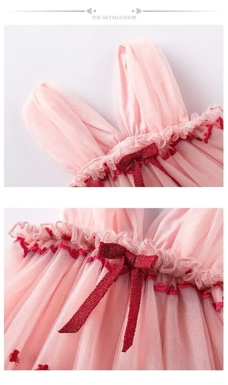 Robe de princesse d'anniversaire pour enfants, robes de photographie pour filles, vêtements de bébé de cent jours, 1 à 4 ans