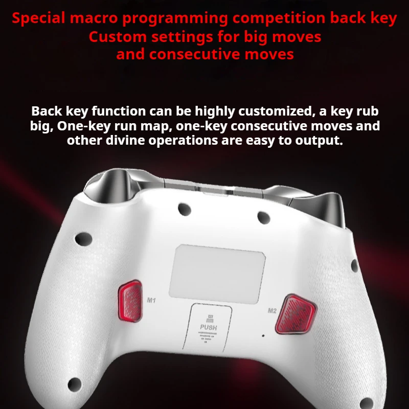 Beitong Asura 2pro Wireless Game Controller Bluetooth 2.4g Hall Trigger Bmc Somatosensory Macro Programming Switch Pc Tv Handle