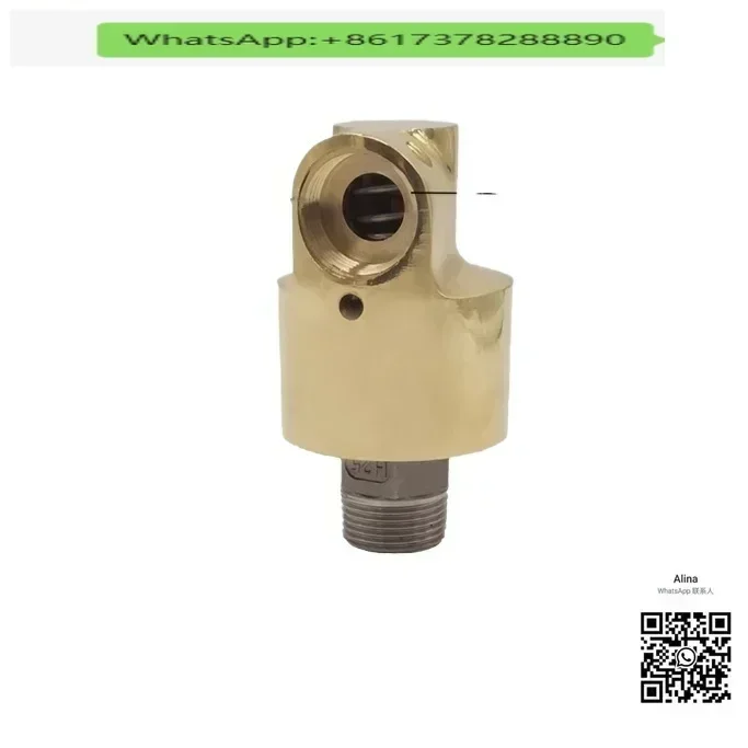 

HS40 DN40 1-1/2 1.5 inch cooling water copper two-way joint swivel joint rotary joint rotary union HS rotating connector