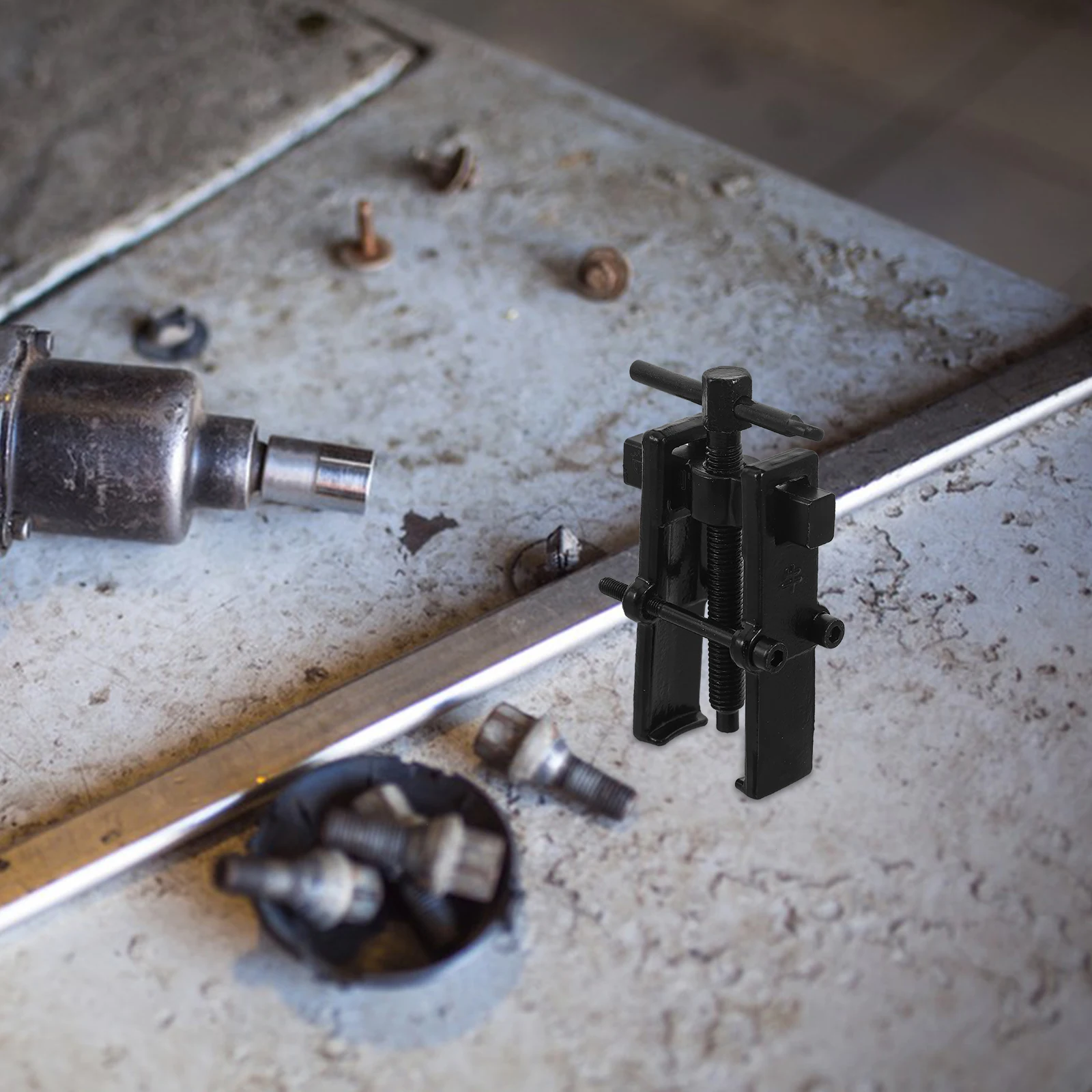 

Heavy Duty 2 Jaw Bearing Puller Tool Gear Hub Wheel Pulley Disassembly Extractor Take-Off Device External Internal Use Durable