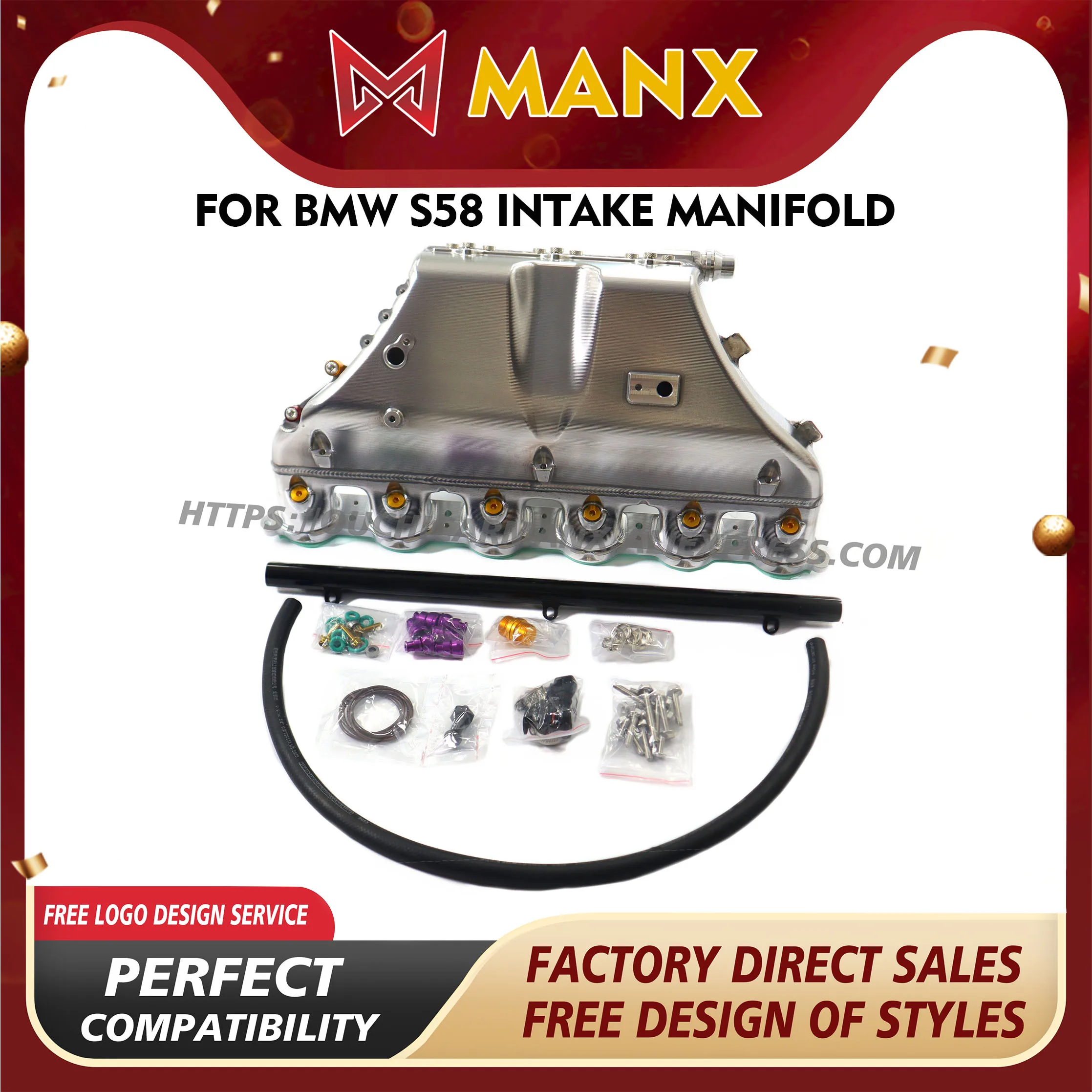 

MANX для BMW S58 Впускной коллектор Интеркулер Выхлопная система Высокая производительность