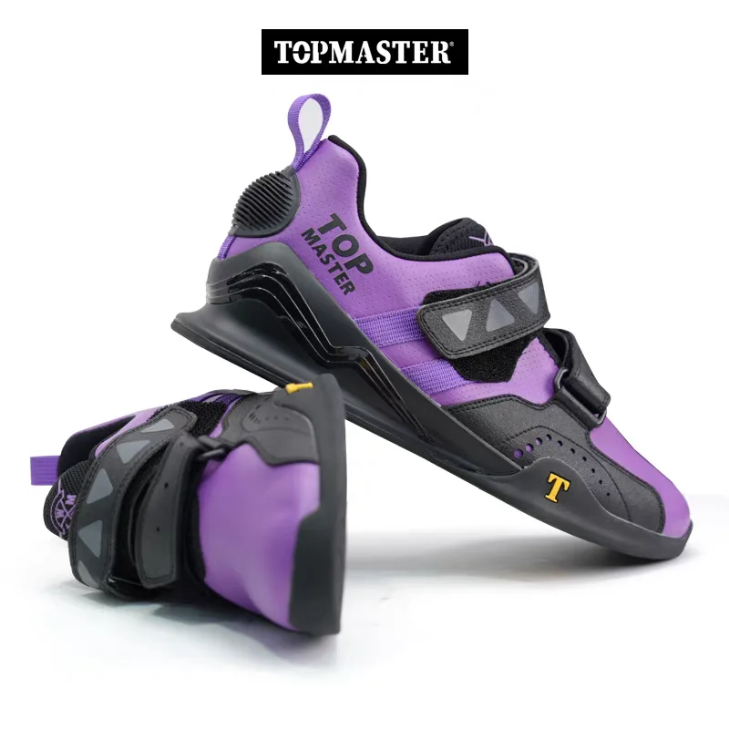 

2025 New Men Women Weight Lifting Shoes Leather Squat Hard Pull Shoe Designer Indoor Gym Shoes Unisex Rubber Training Shoe