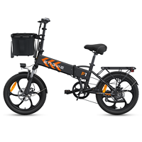 ENGWE P1 Folding Electric Bike 20 inch Tires 250W Motor 36V 13Ah Battery ebike Dual Disc Brake City commuting Electric Bicycle