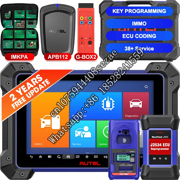 original autel maxiim im 608 pro im608 xp400pro autel608 immo key programming diag xp400 total care program  et chip scanner