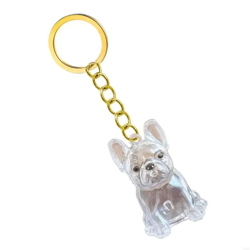 Dog Hair Memorial Box Keychain Clear Display Box Pet Hair Storage Box J0MC
