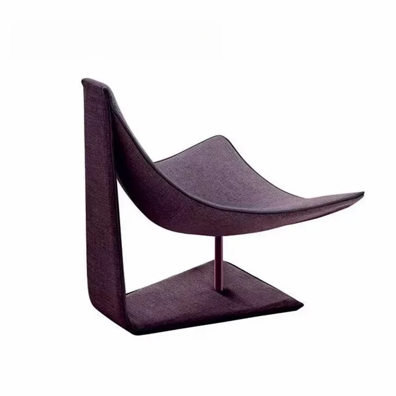 

Modern Velvet Fabric Living Room Lounge Casual Accent Chair Apartment Living Room Single Metal Leg Chair