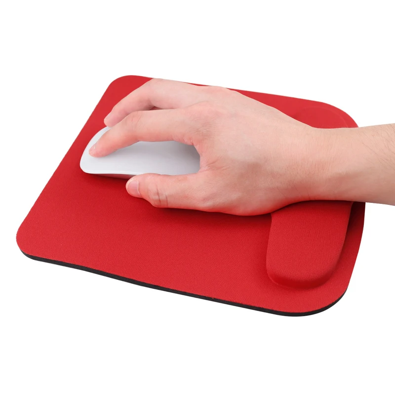 Comfortable EVA Wrist Rest Mouse Pad Thick Sponge Solid Color Non Slip Ergonomic Mouse Mat Office Accessories Desk Mouse Pad