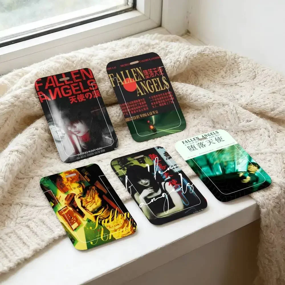 Retro Fallen Angels (1996) Wong Kar Wai Series ID Card Holder Lanyard Covers Women Men Work Permit Holder Students Kids Bus