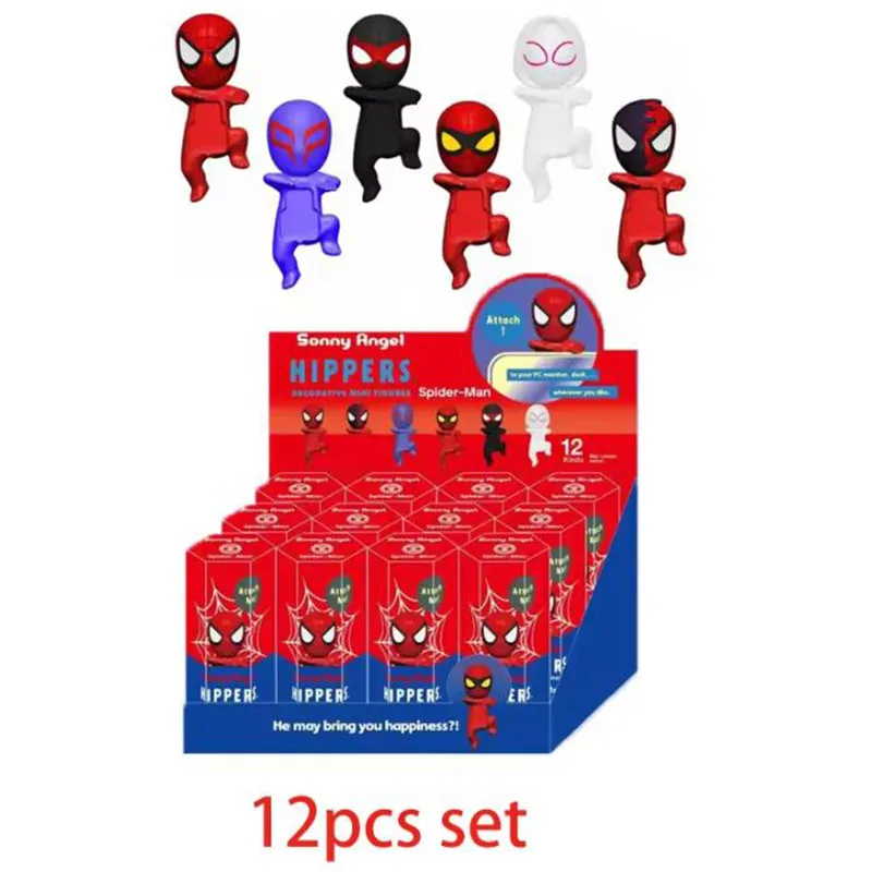 Sonny Angel Spider-Man Series Blind Box Sorpresa Giocattoli periferici Mini Cute Anime Figure Modello personalizzato Giocattolo Regalo di Natale per bambini