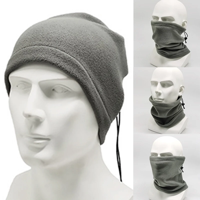 

Fleece Neck Scarf Face Mask Balaclava Caps 3 In 1 Neck Warmer Warm Cycling Headwear for Outdoor Sports Camping Hiking Wholesale